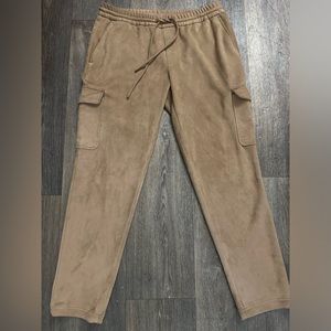 INC Suede Cargo Pants